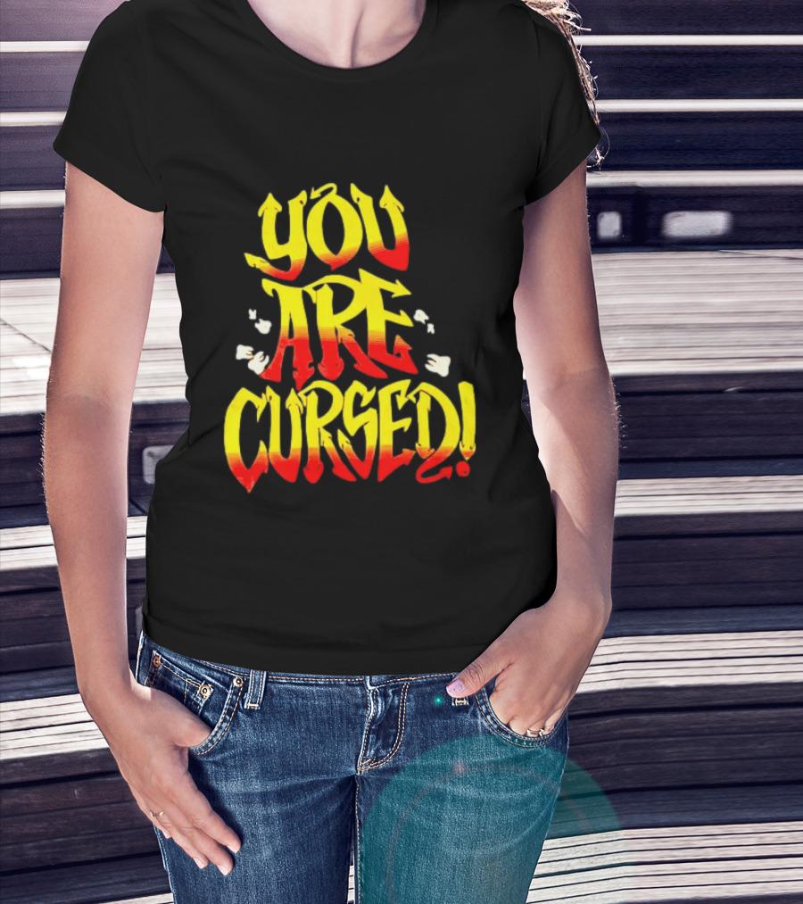 Danhausen You Are Cursed Bold Graffiti T-Shirt