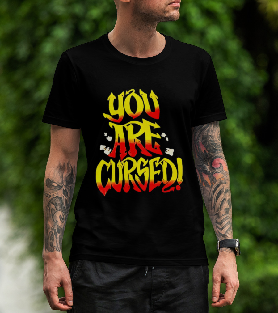 Danhausen You Are Cursed Bold Graffiti T-Shirt