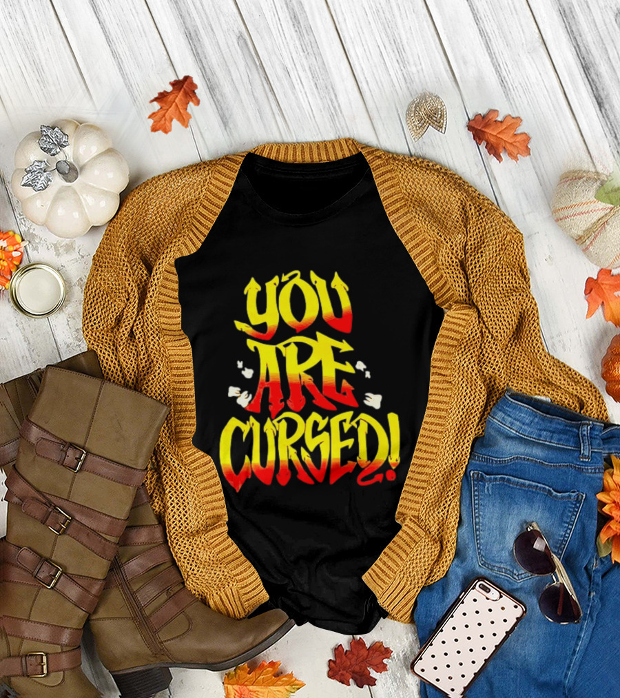 Danhausen You Are Cursed Bold Graffiti T-Shirt