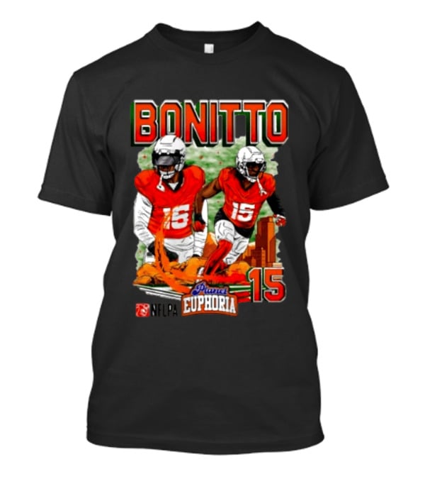 BONITTO 15 NFLPA Planet Euphoria Denver Skyline T-Shirt