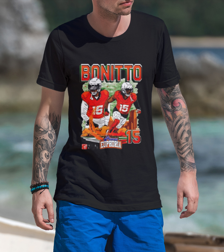 BONITTO 15 NFLPA Planet Euphoria Denver Skyline T-Shirt