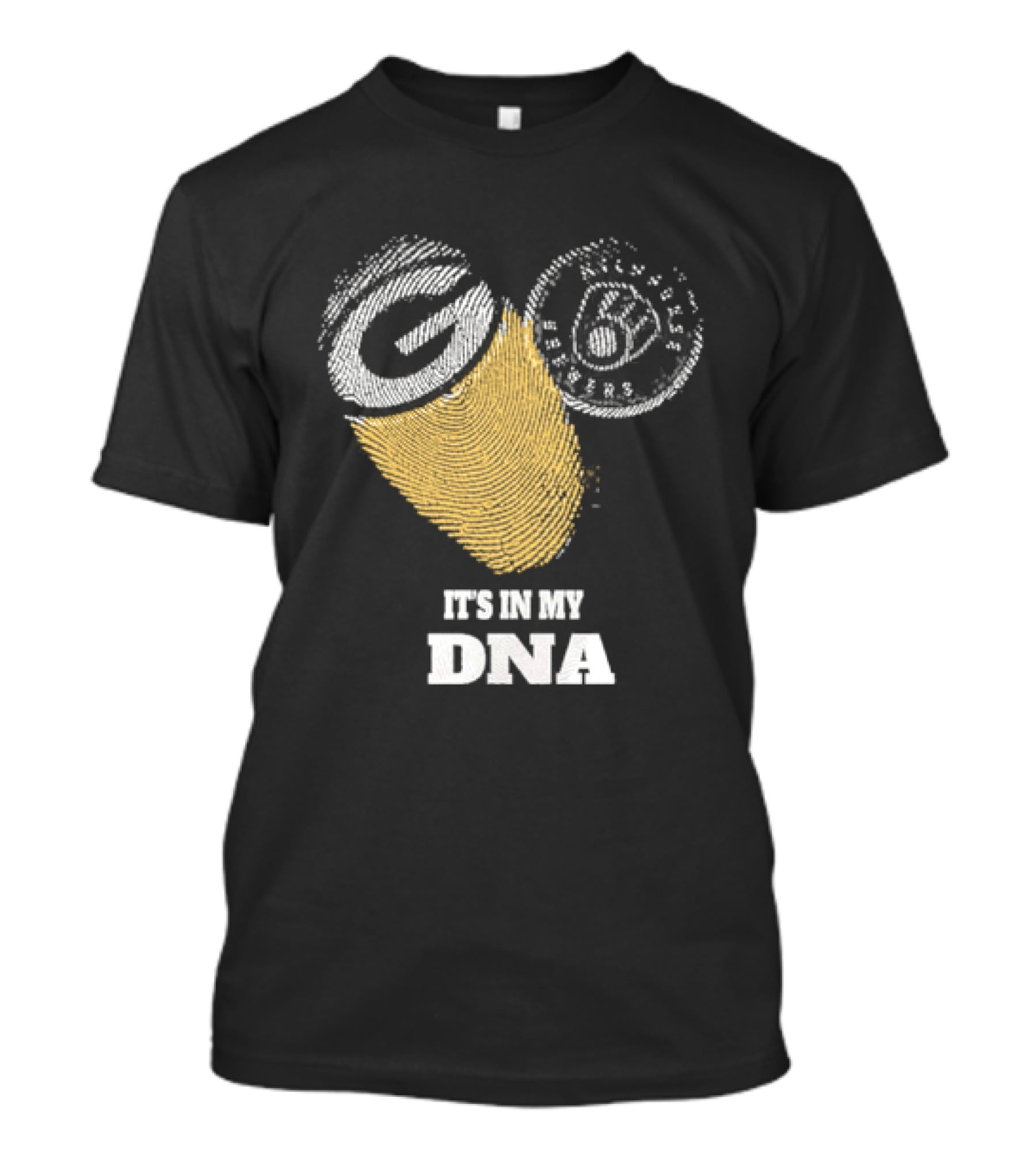 Packers Brewers It's In My DNA Football Baseball Fan Pride T-Shirt