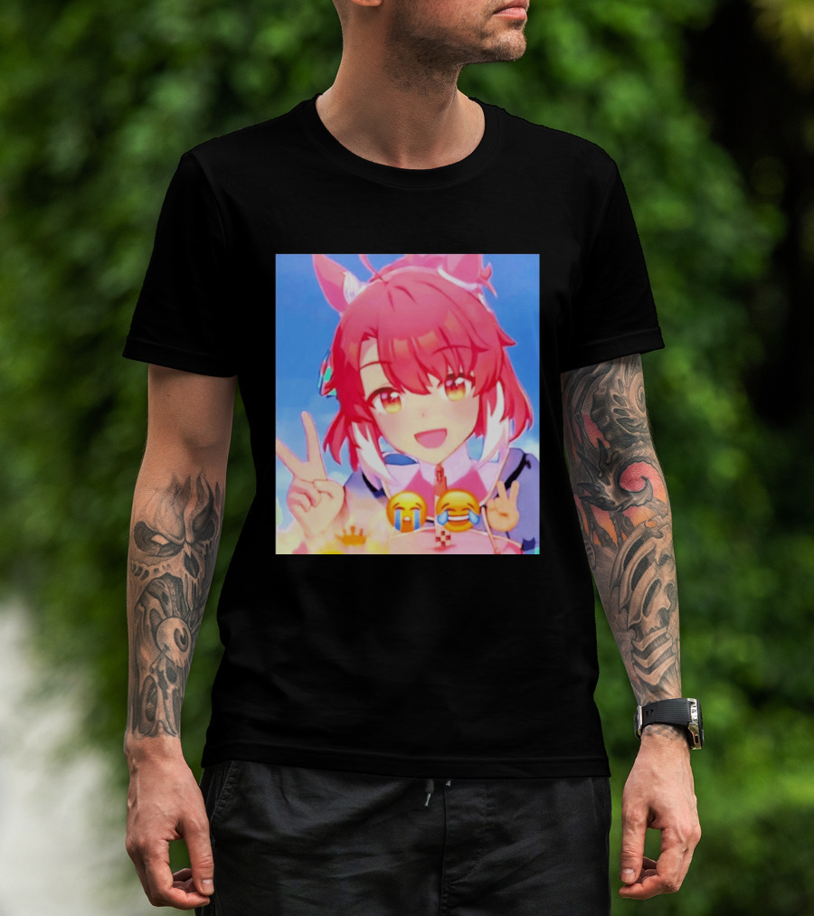Happy Birthday Dantsu Flame 2026 Anime Character Peace Emoji T-Shirt