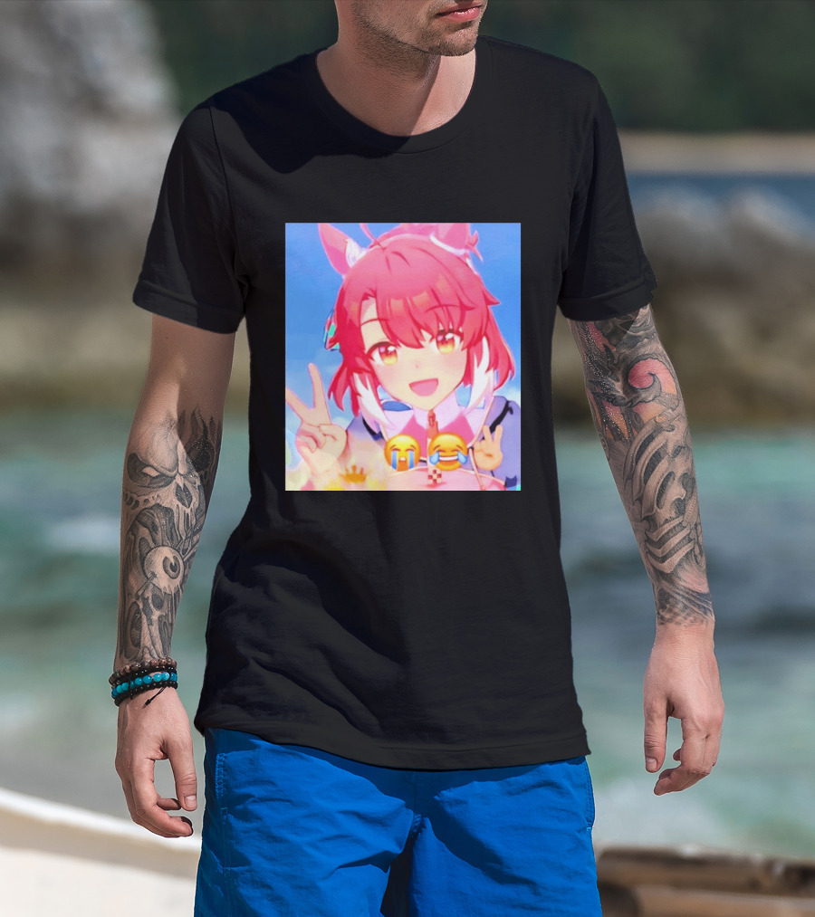 Happy Birthday Dantsu Flame 2026 Anime Character Peace Emoji T-Shirt