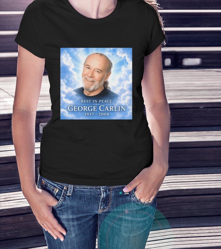 Rest In Peace George Carlin 1937 2008 Memorial T-Shirt