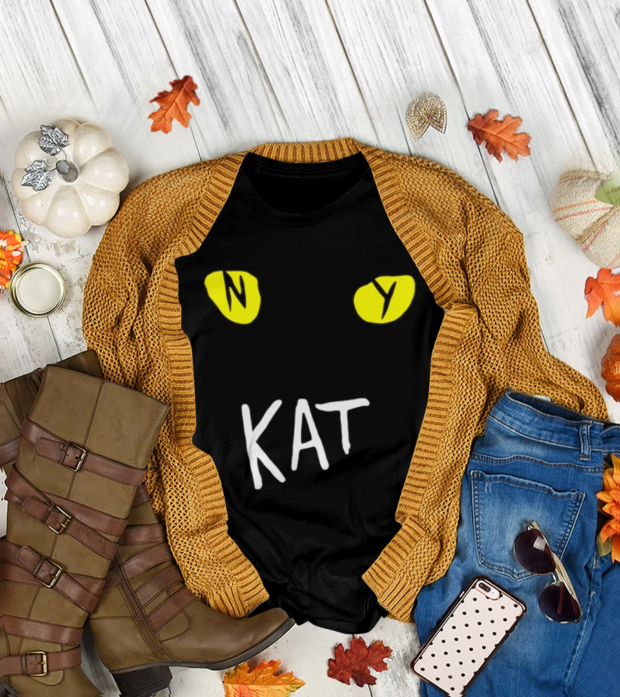 New York NY KAT Cat Eyes Karl Anthony Towns Knicks T-Shirt