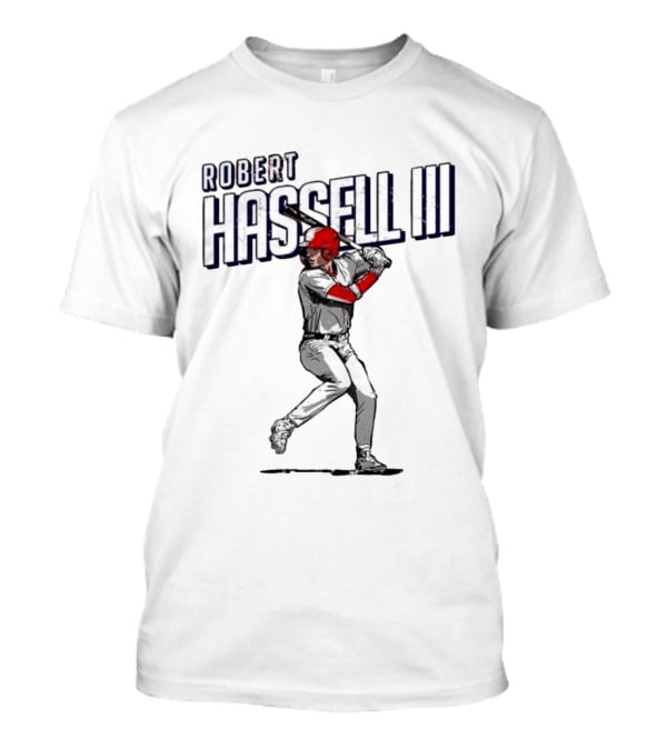 Robert Hassell III Baseball Player Washington Nationals T-Shirt