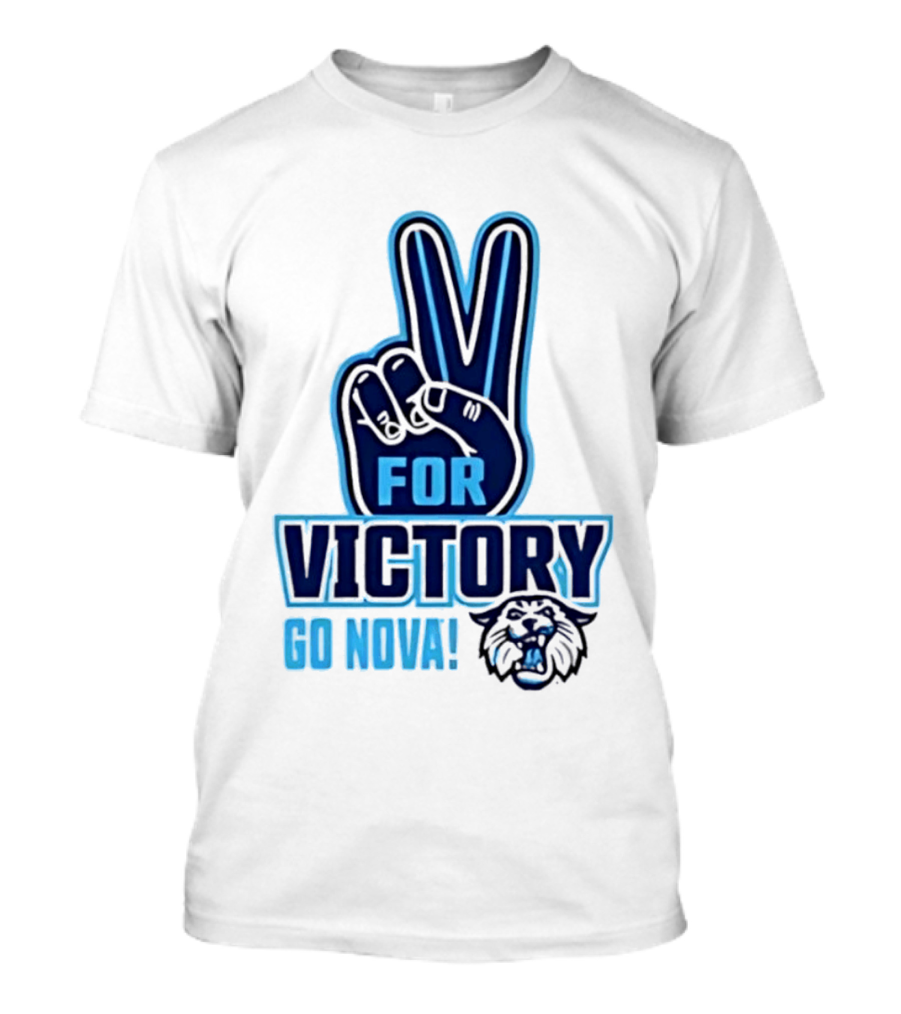 V For Victory Go Nova Wildcat T-Shirt