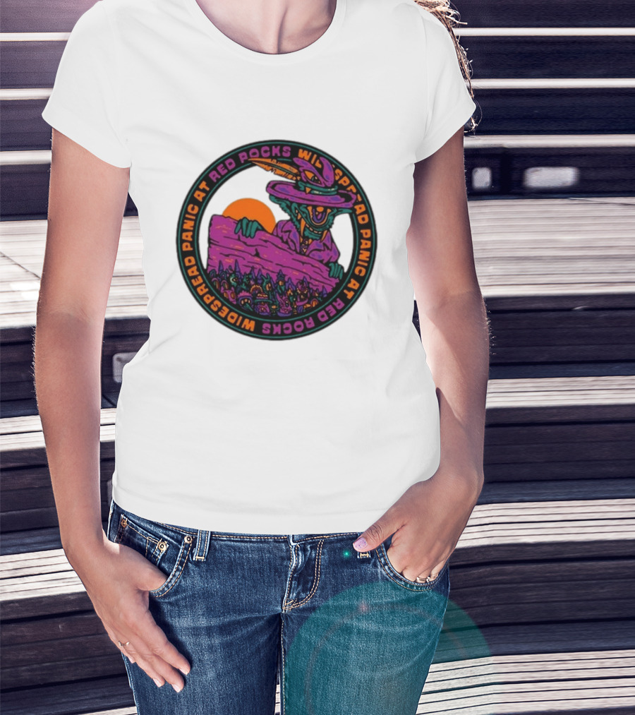 Widespread Panic At Red Rocks June 26 28 2026 Event Psychedelic Goblin T-Shirt