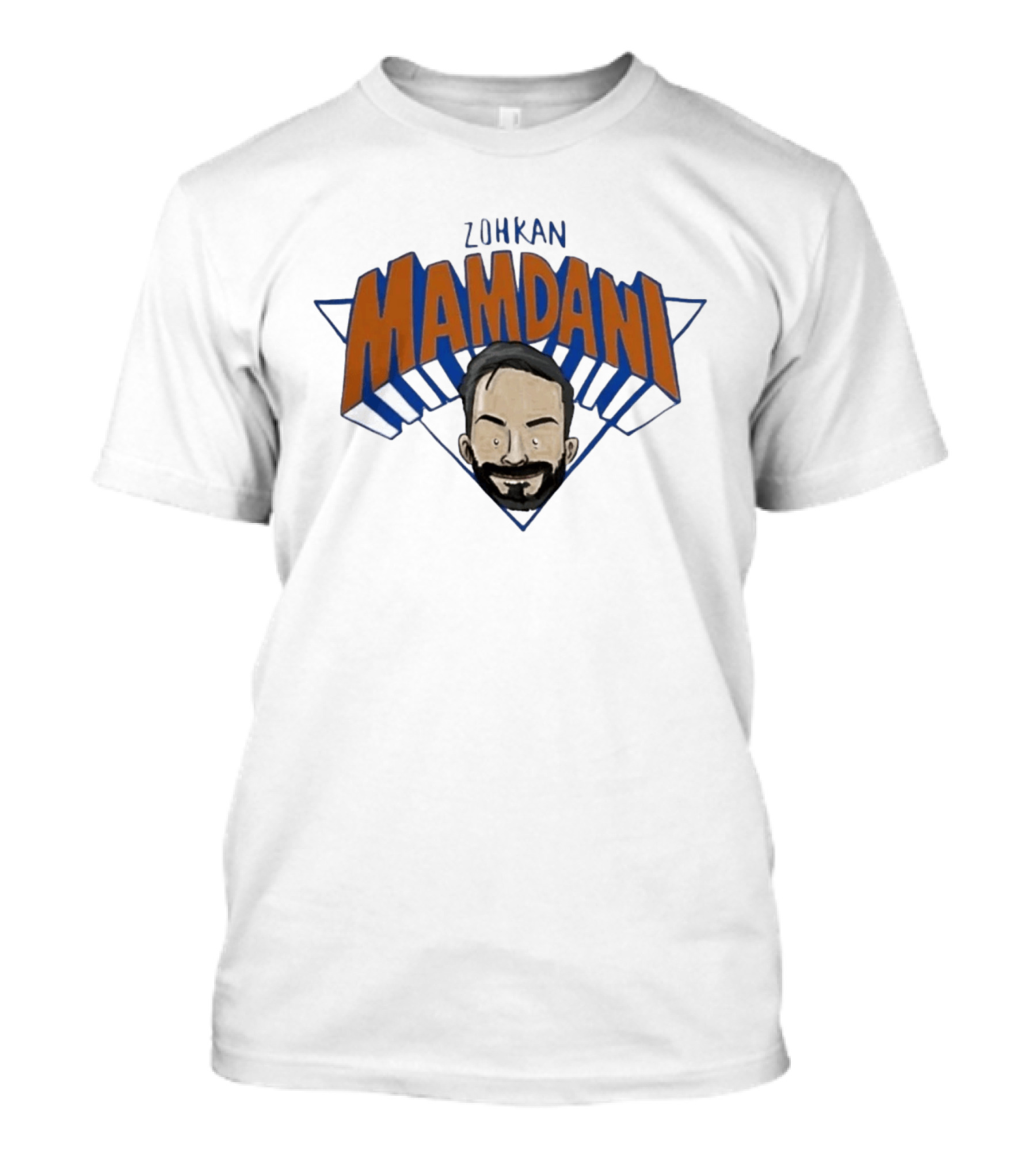 Zohran Mamdani MAMDANI Knicks Style Collab T-Shirt