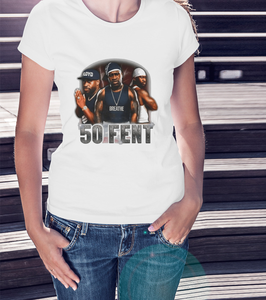 Original 50 Fent George Floyd Breathe 50 Cent T-Shirt