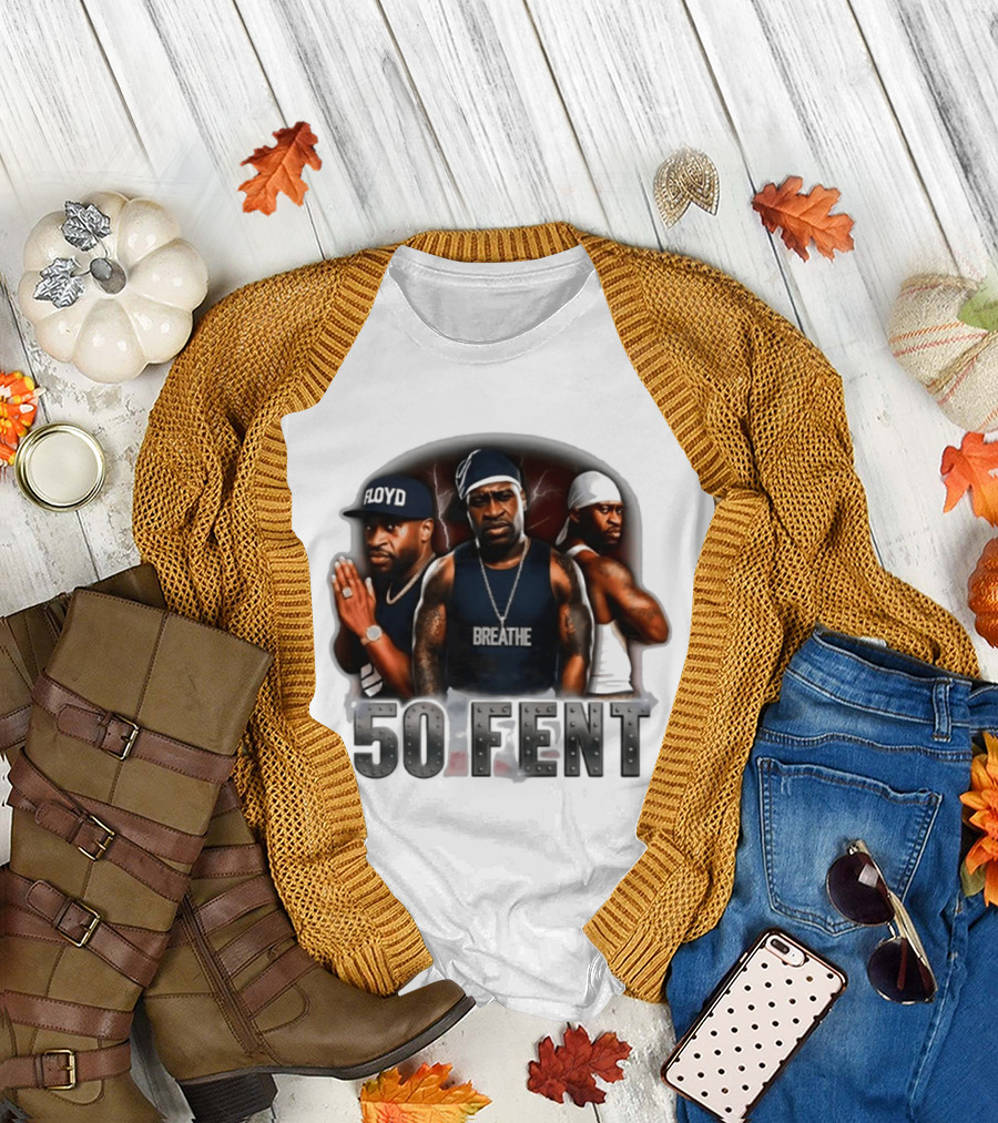 Original 50 Fent George Floyd Breathe 50 Cent T-Shirt