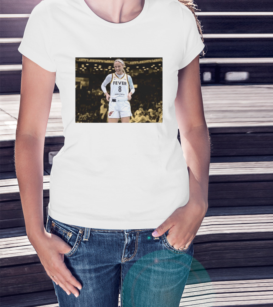 Indiana Fever Basketball Sophie's Favorite Knicks Player NBA Title Pursuit T-Shirt