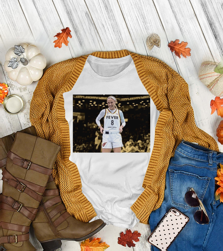 Indiana Fever Basketball Sophie's Favorite Knicks Player NBA Title Pursuit T-Shirt