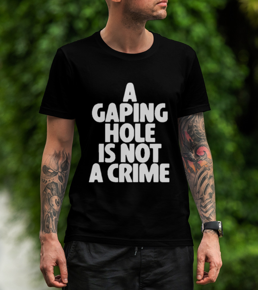 A Gaping Hole Is Not A Crime T-Shirt