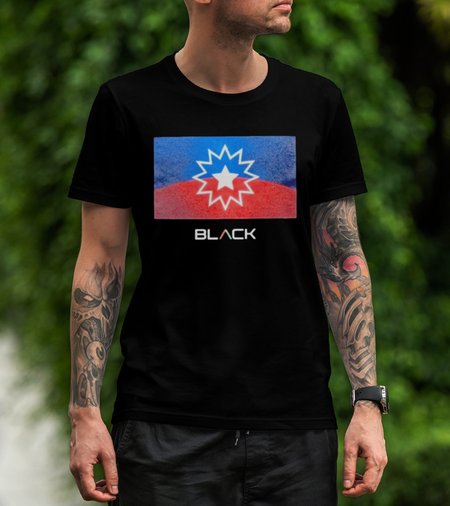 Actively Black Juneteenth Star Flag Celebration T-Shirt