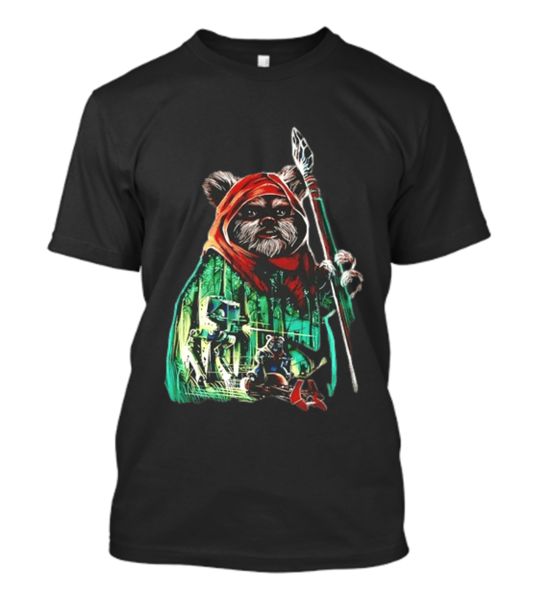 Wicket W Warrick Ewok Endor Defense Return Of The Jedi T-Shirt
