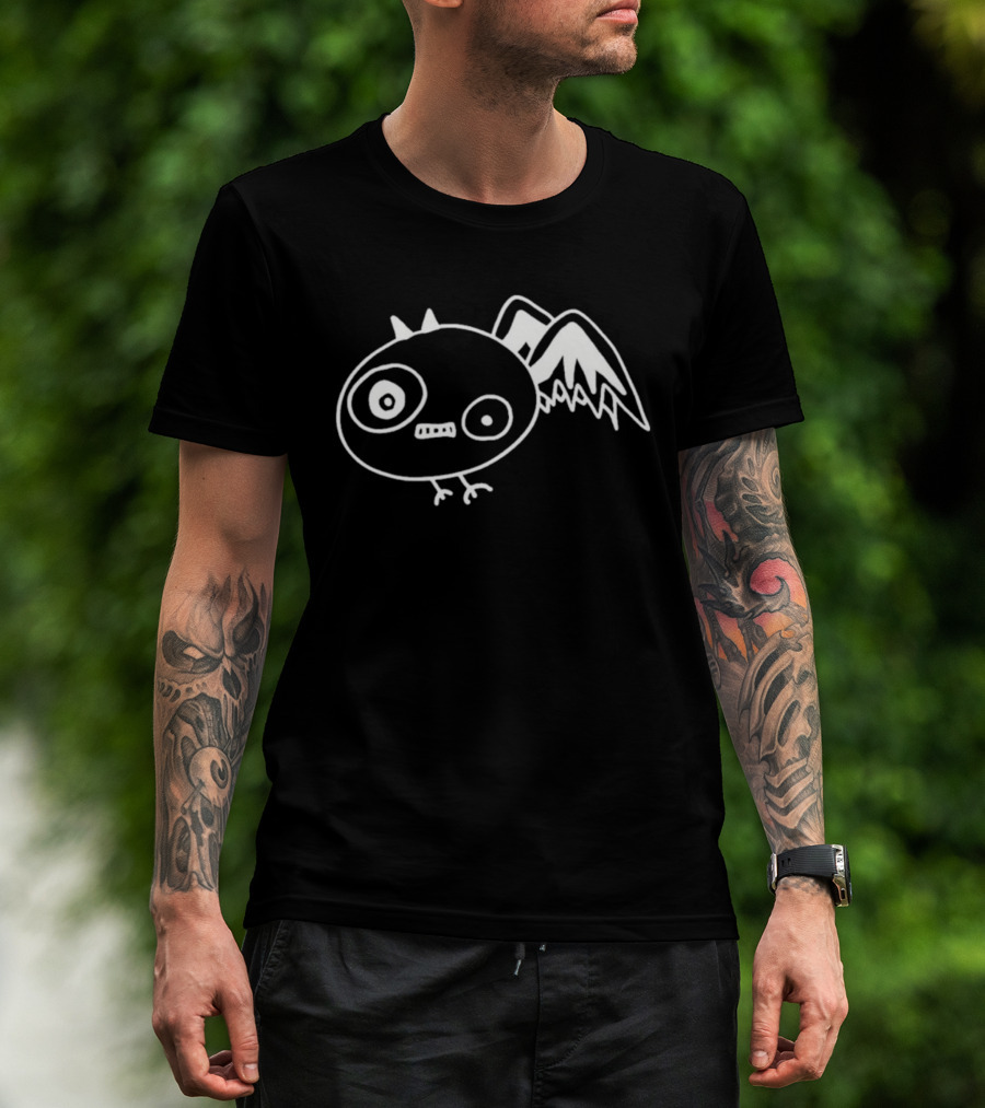 Mountain Bat Halloween Creepy Cartoon Creature With Wings T-Shirt