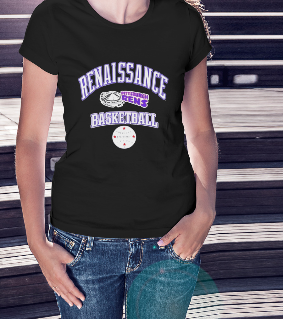 Renaissance Basketball Pittsburgh Rens American Basketball League T-Shirt