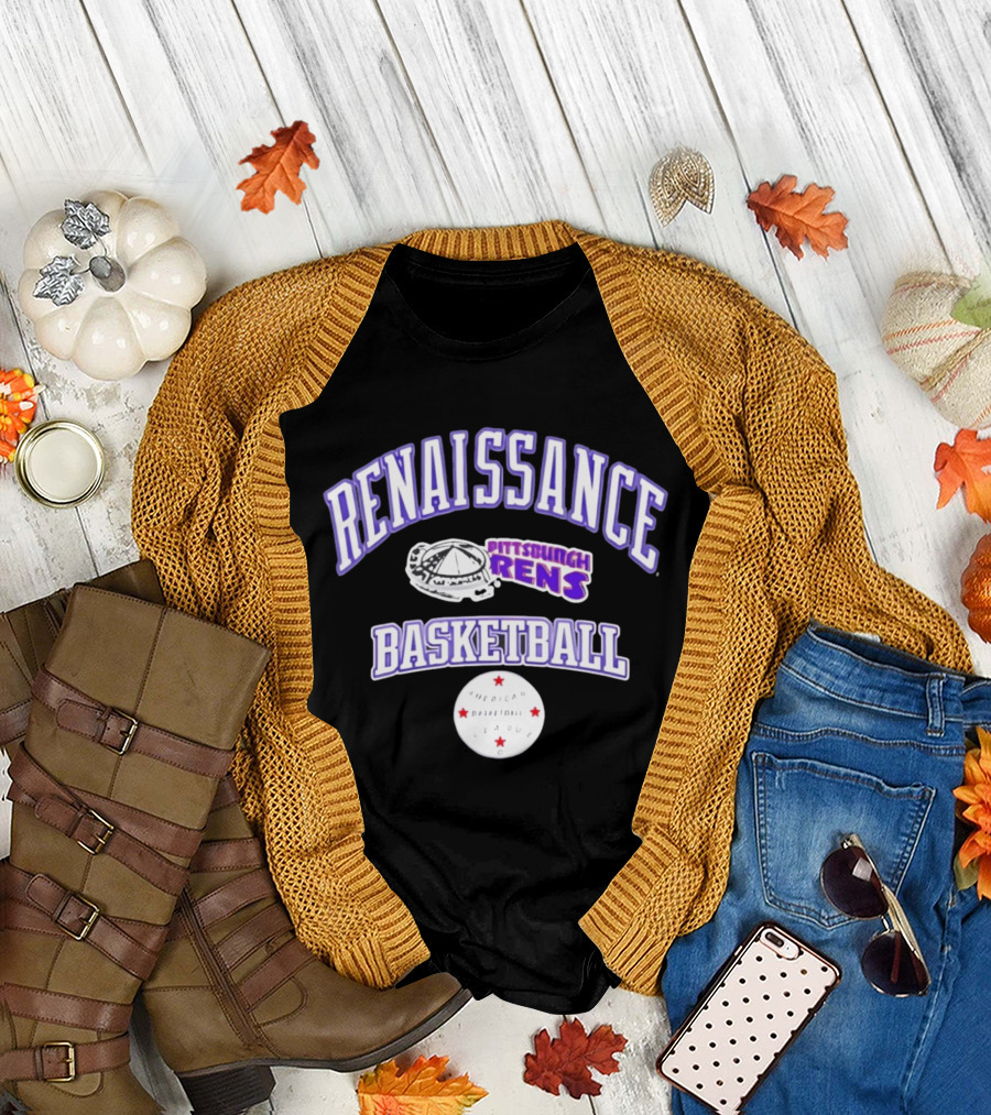 Renaissance Basketball Pittsburgh Rens American Basketball League T-Shirt