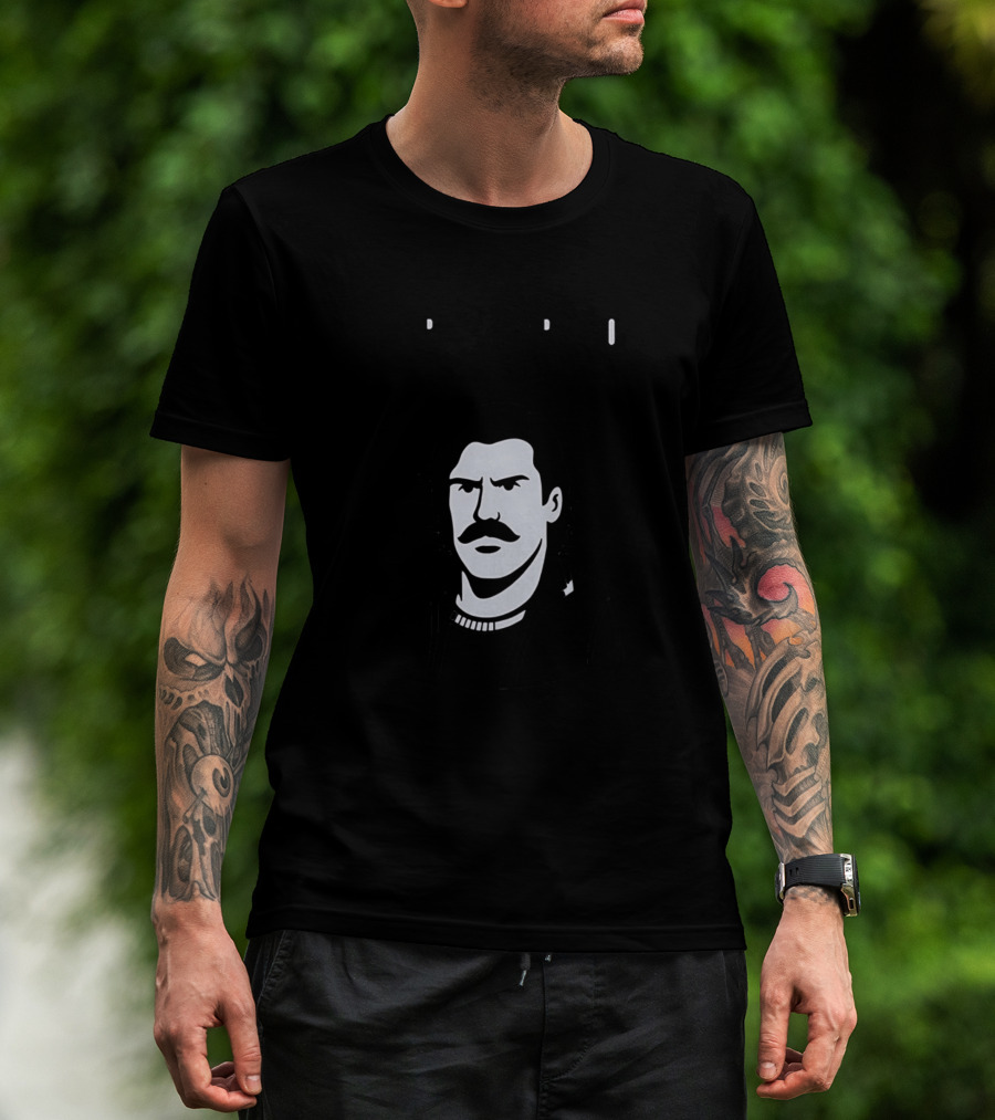 THEY RE CHIMPIN OUT Retro Mustache T-Shirt