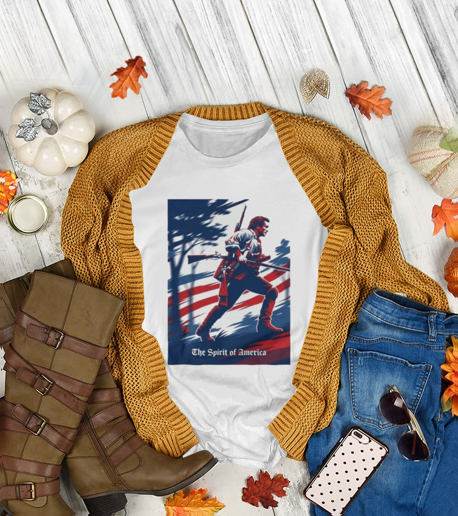 The Spirit of America Benjamin Martin The Patriot Revolutionary T-Shirt