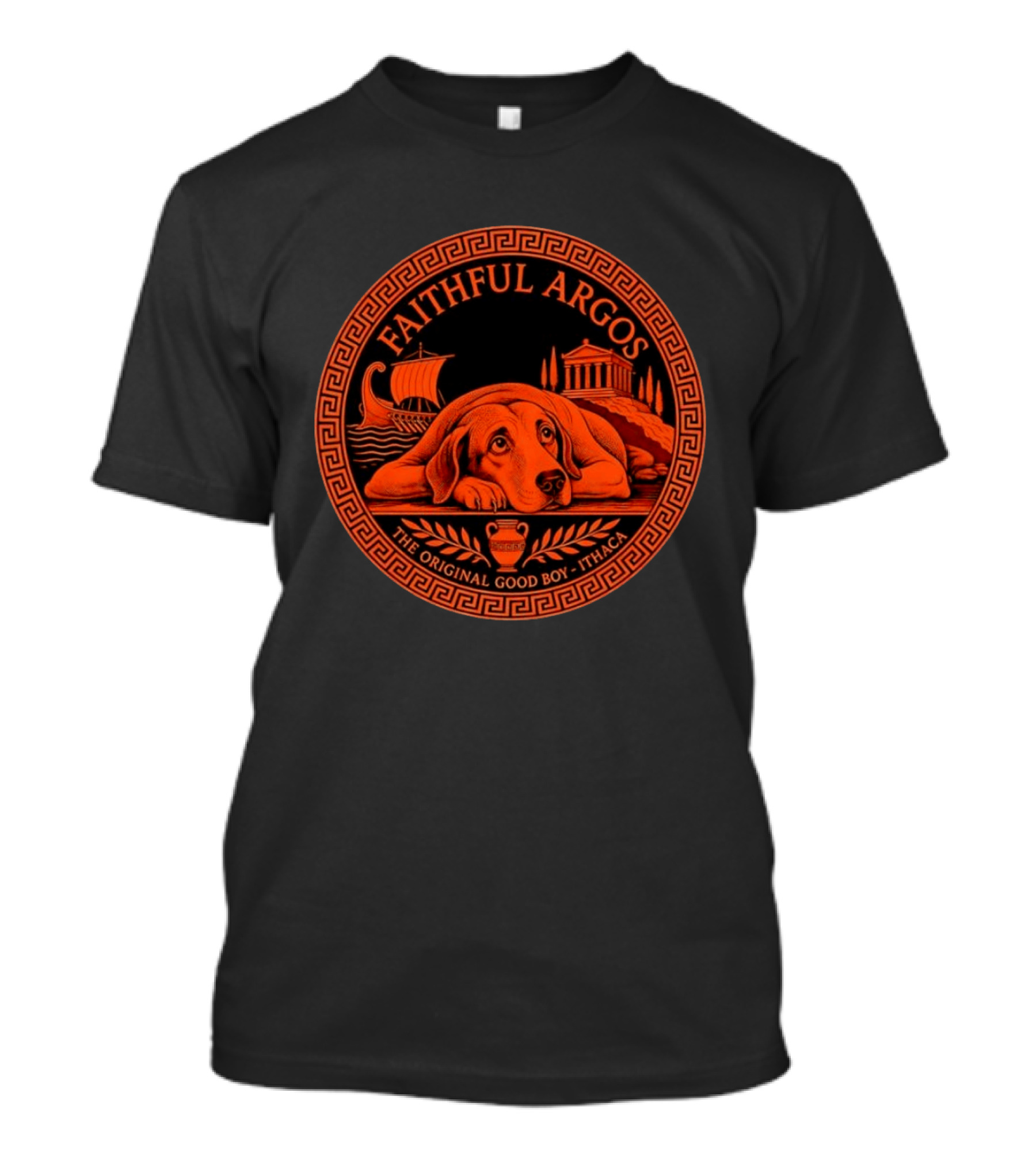 Faithful Argos The Original Good Boy Odyssey Homer Ithaca T-Shirt