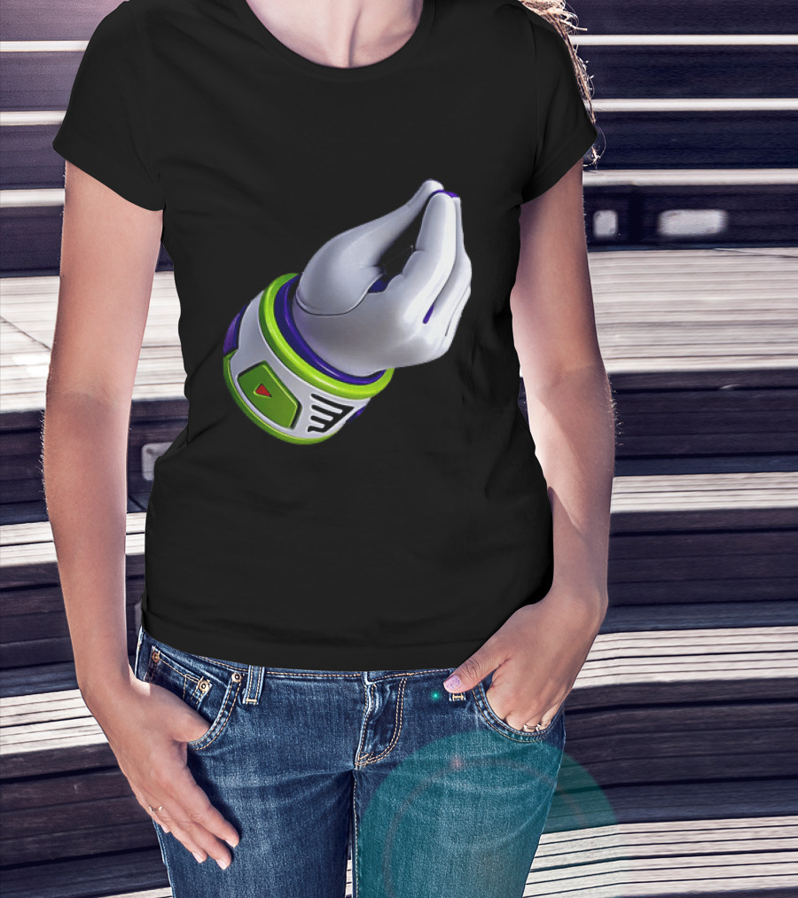 Buzz Lightyear Toy Story Ma Che Vuoi Hand Gesture T-Shirt