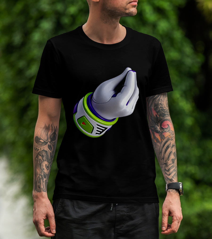 Buzz Lightyear Toy Story Ma Che Vuoi Hand Gesture T-Shirt