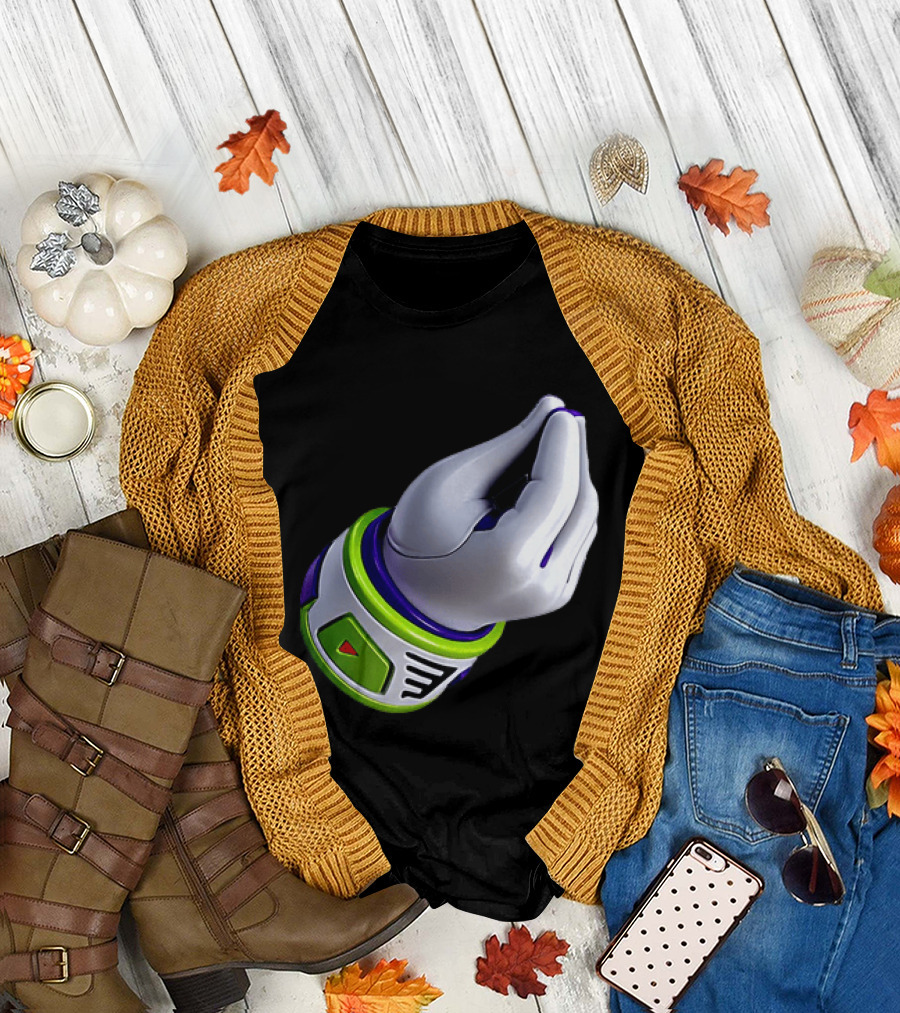 Buzz Lightyear Toy Story Ma Che Vuoi Hand Gesture T-Shirt