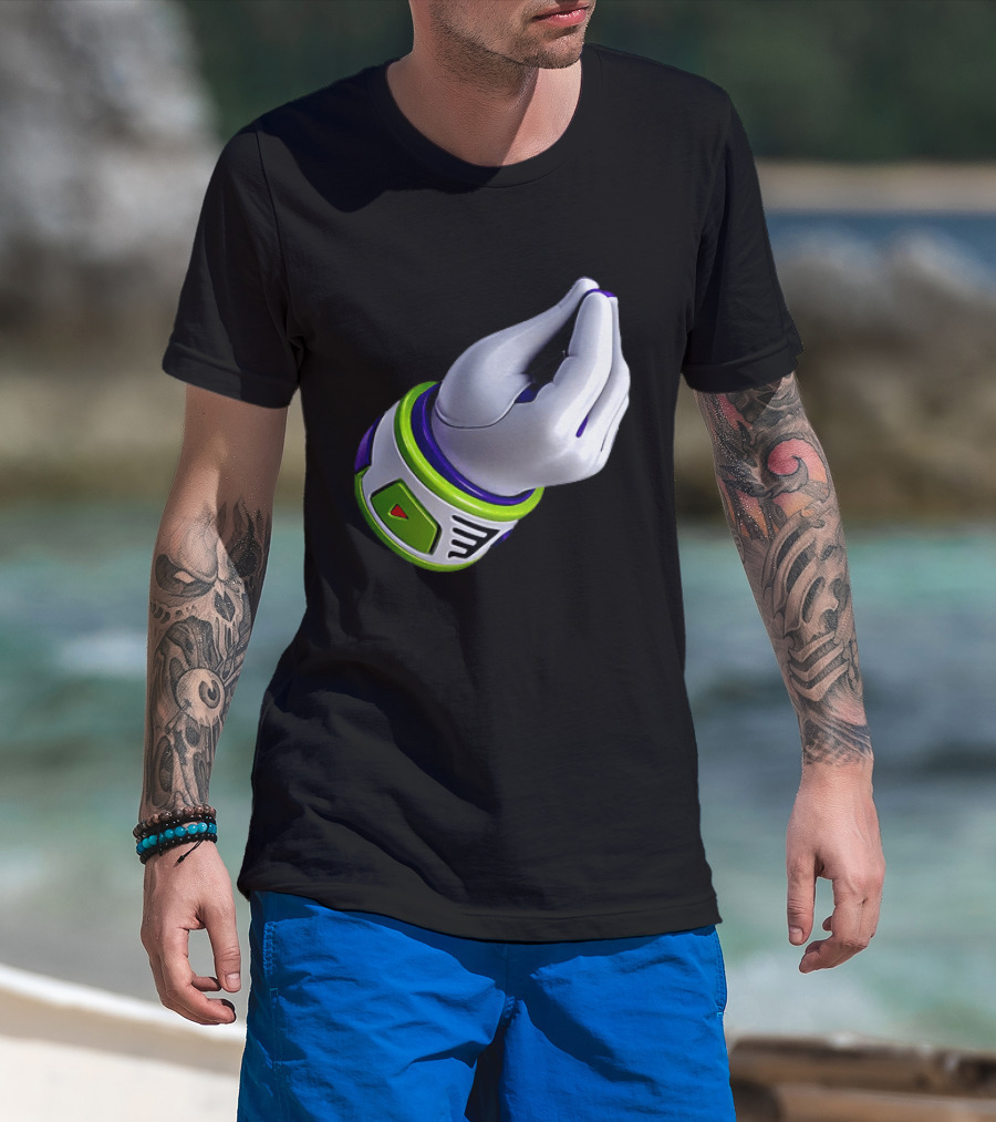 Buzz Lightyear Toy Story Ma Che Vuoi Hand Gesture T-Shirt