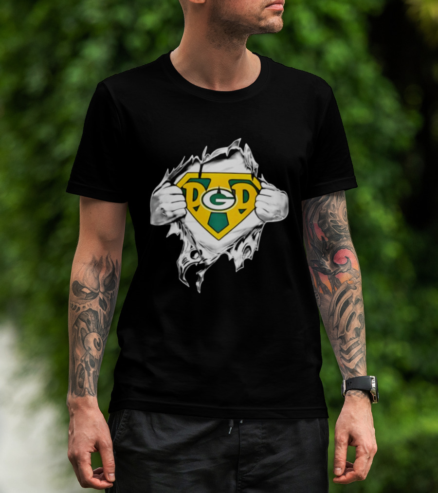 Green Bay Packers Super Dad PGD Father's Day T-Shirt