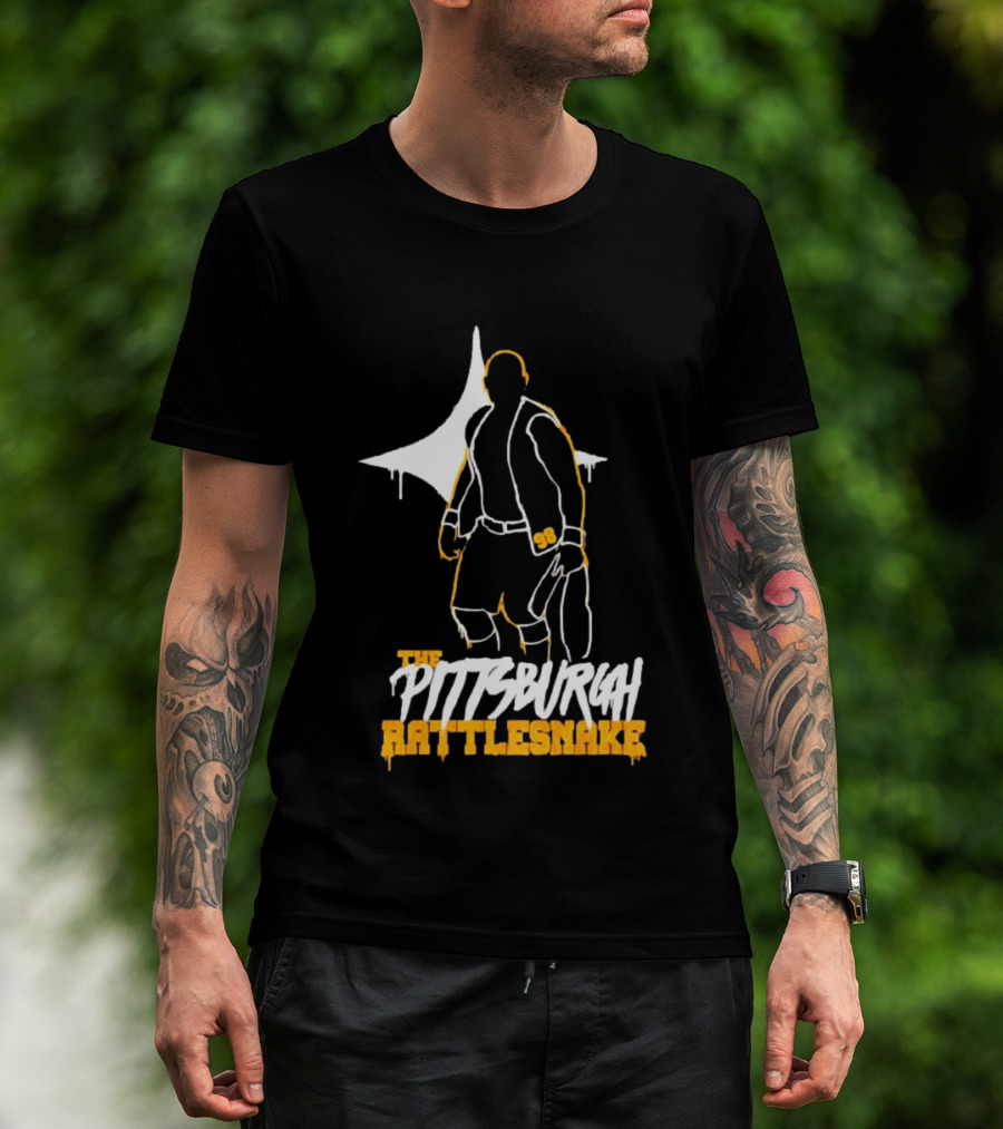Steve Austin Pittsburgh Steelers The Pittsburgh Rattlesnake 98 T-Shirt