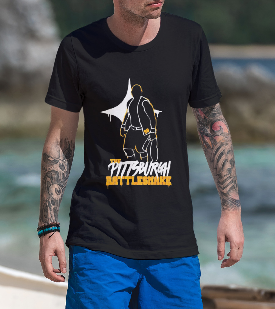 Steve Austin Pittsburgh Steelers The Pittsburgh Rattlesnake 98 T-Shirt