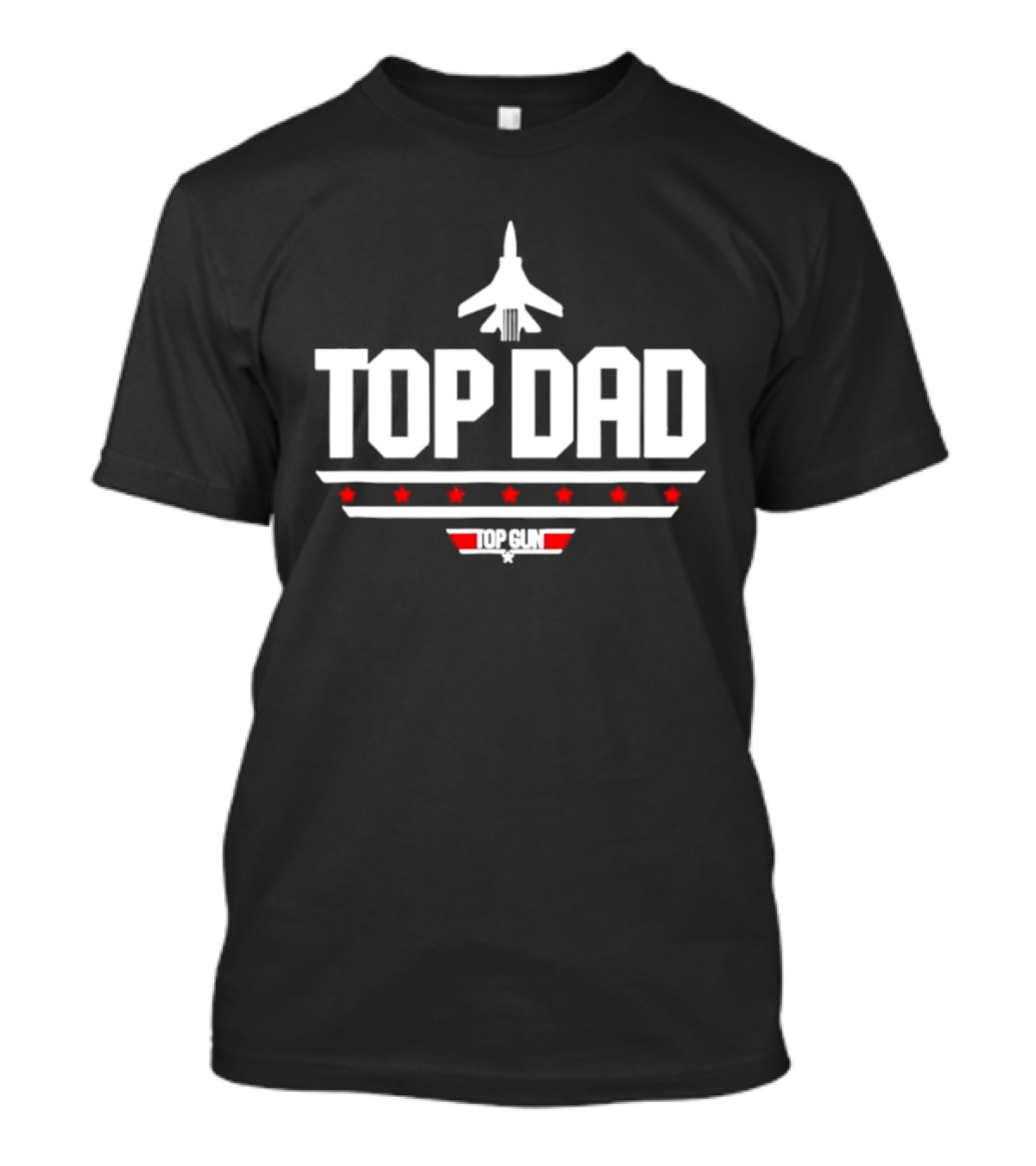 Top Dad Top Gun Fighter Jet Pilot Movie Franchise T-Shirt