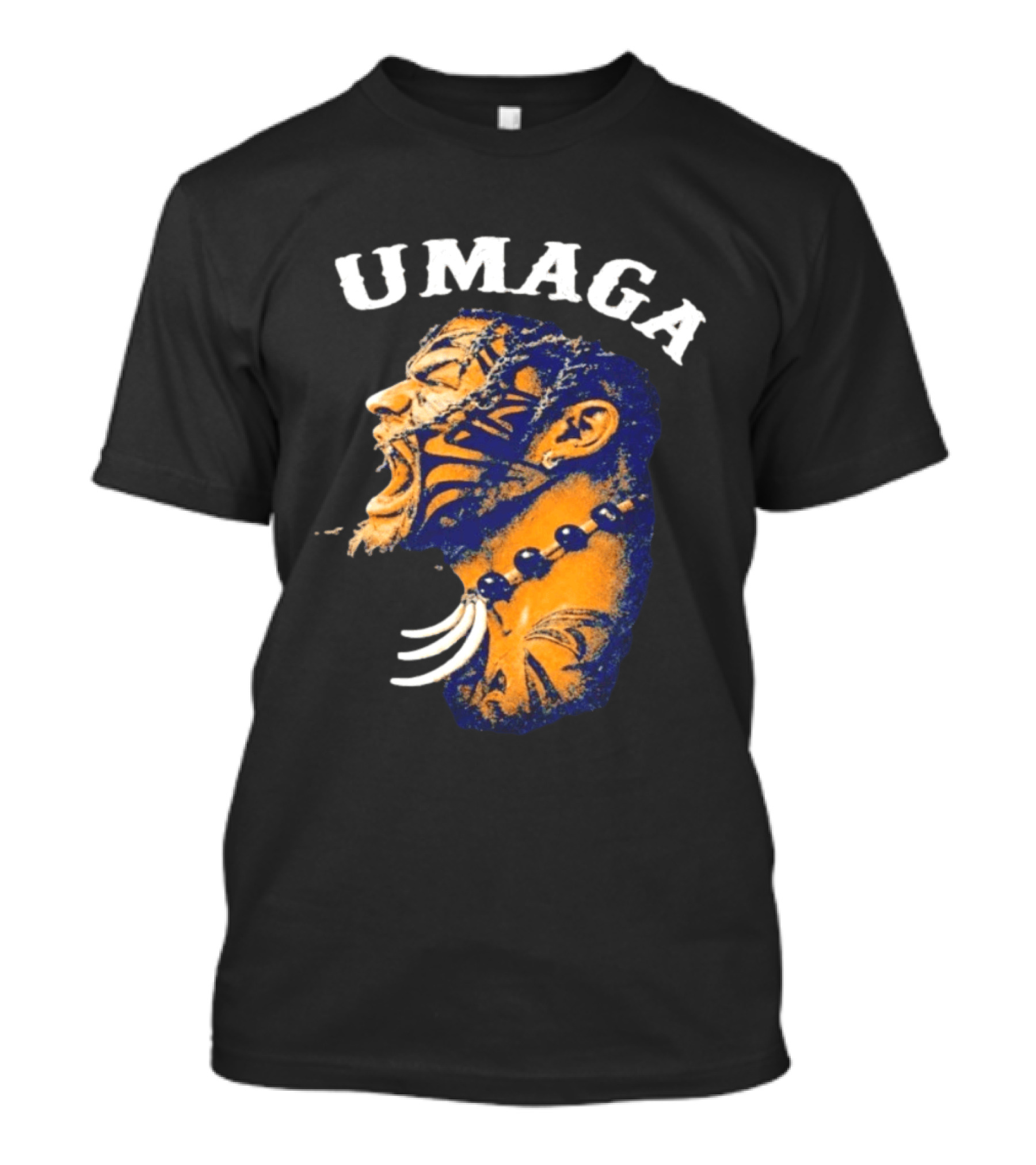 Umaga Samoan Bulldozer Wrestling Face Paint T-Shirt