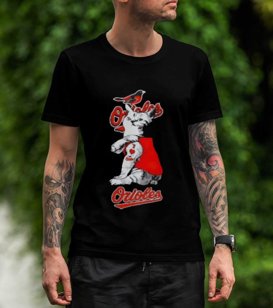 Orioles Cat Baltimore Baseball Orioles T-Shirt