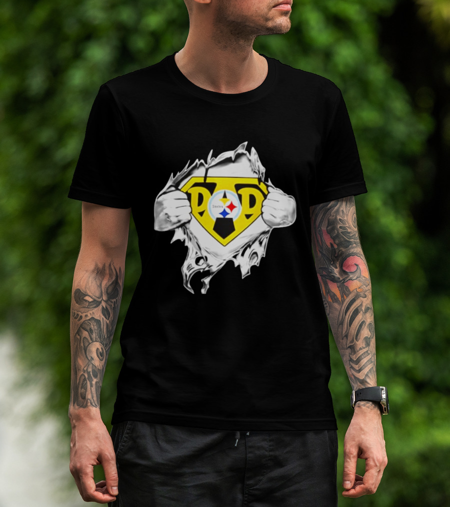 Pittsburgh Steelers Super Dad Father's Day Fan T-Shirt