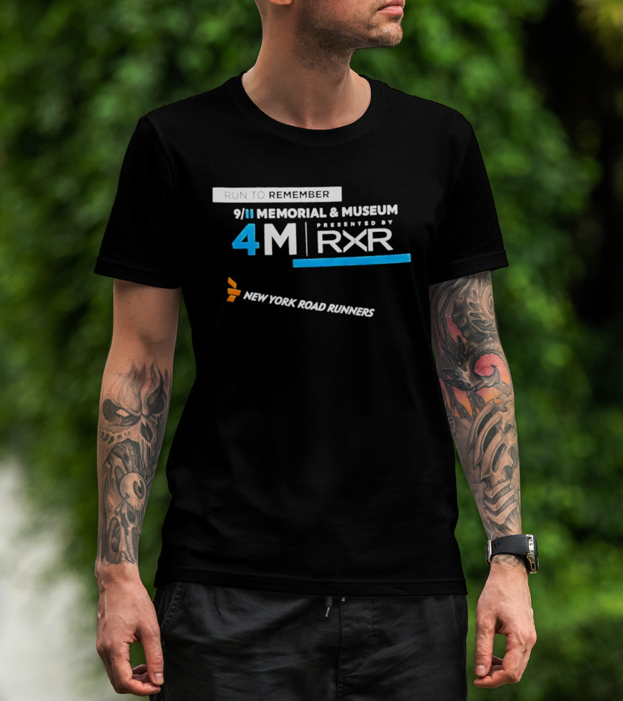 Run To Remember 9/11 Memorial & Museum 4M Presented By RXR New York Road Runners T-Shirt