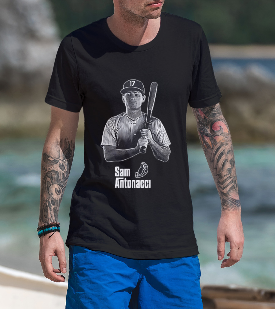 Sam Antonacci Baseball Team Sport MLB Two Runs T-Shirt