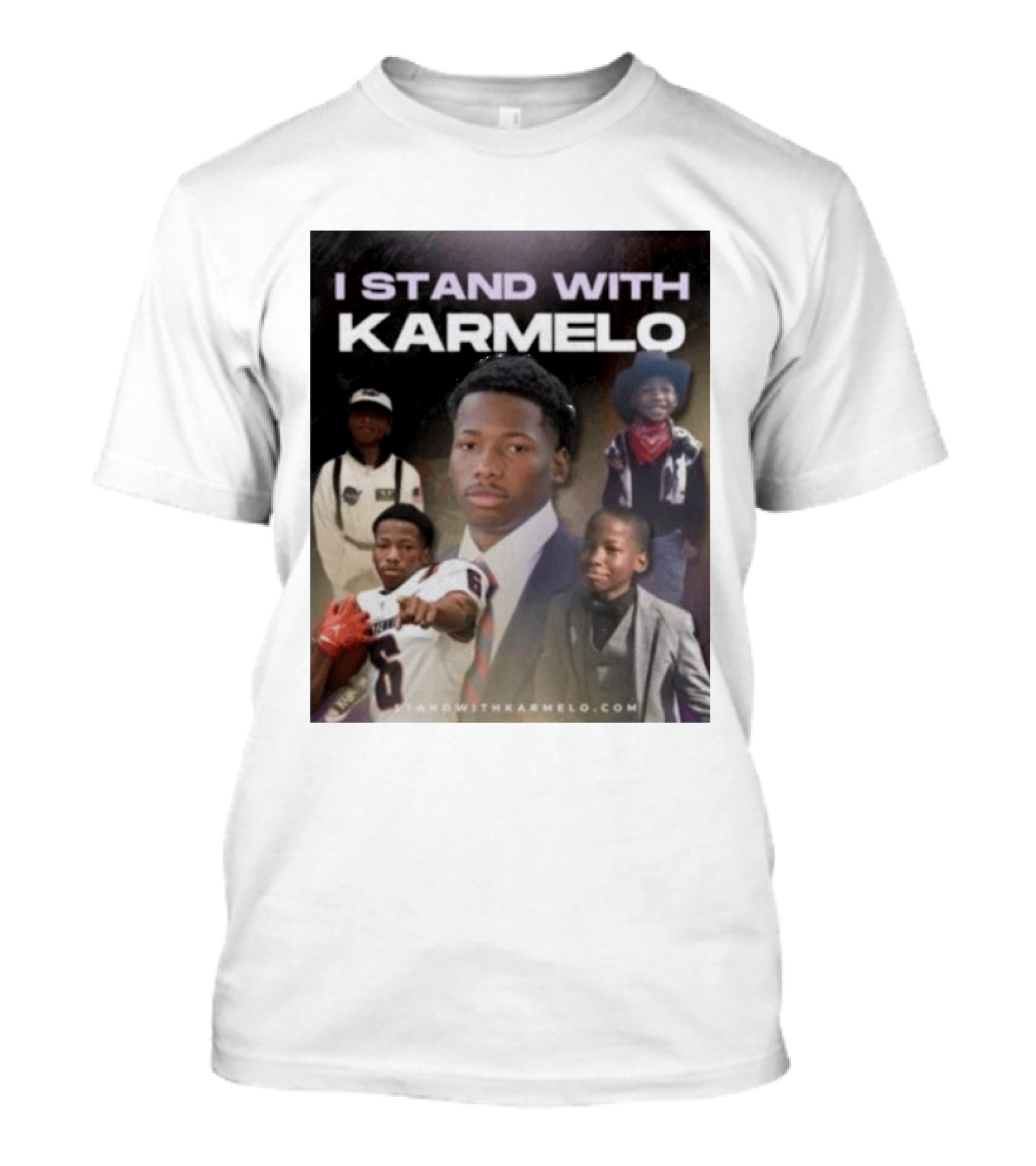 I Stand With Karmelo 2026 Team Support Faces T-Shirt