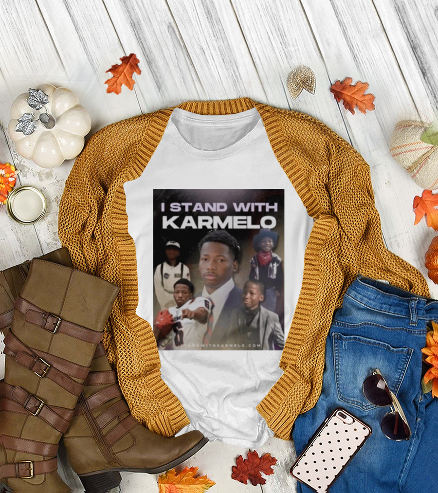 I Stand With Karmelo 2026 Team Support Faces T-Shirt
