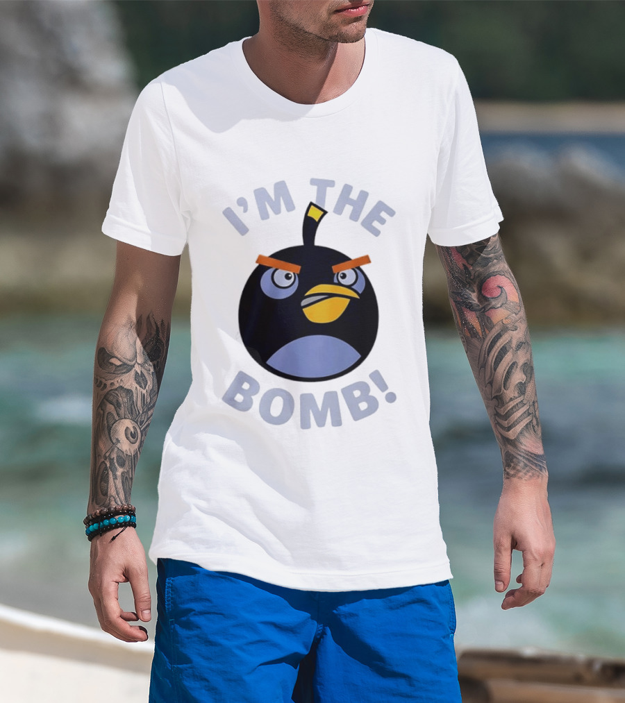 Angry Birds I'm The Bomb Character Face T-Shirt