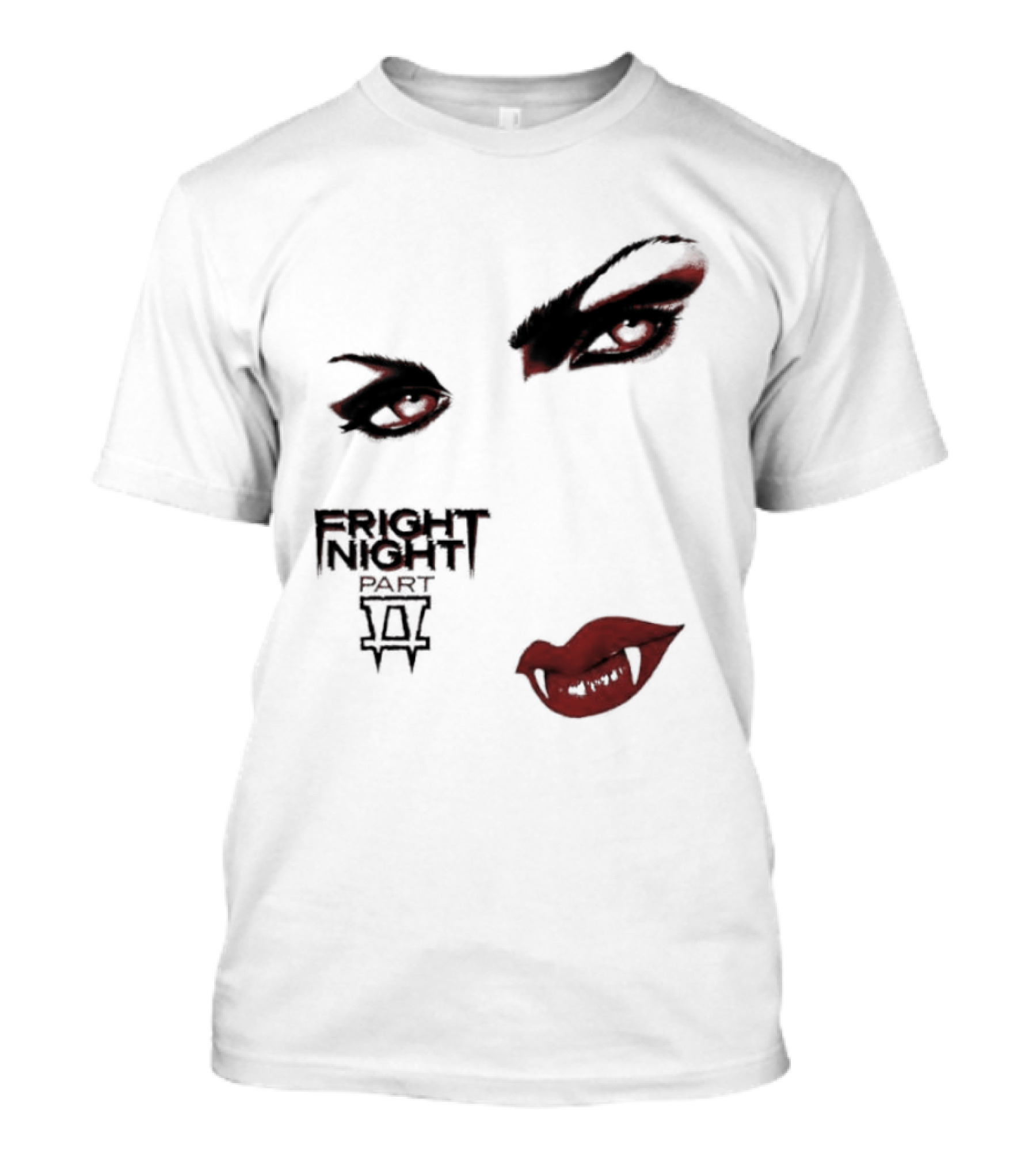 Fright Night Part 2 Vampire Eyes Fangs Horror Movie T-Shirt