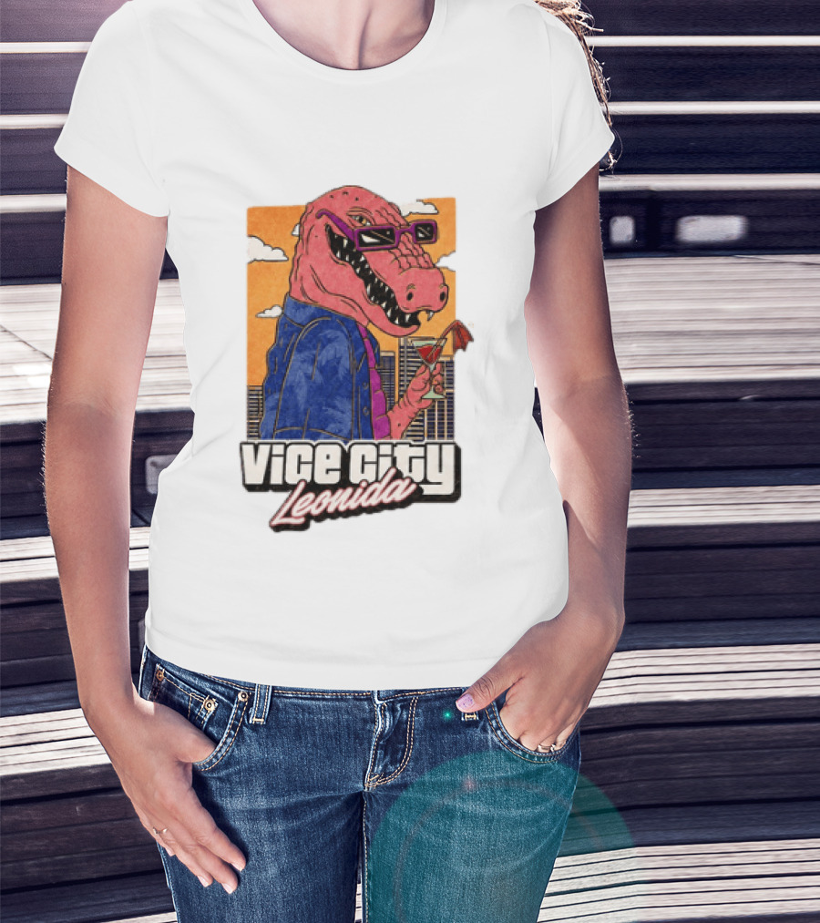 Grand Theft Auto VI GTA 6 Vice City Leonida Alligator Martini T-Shirt