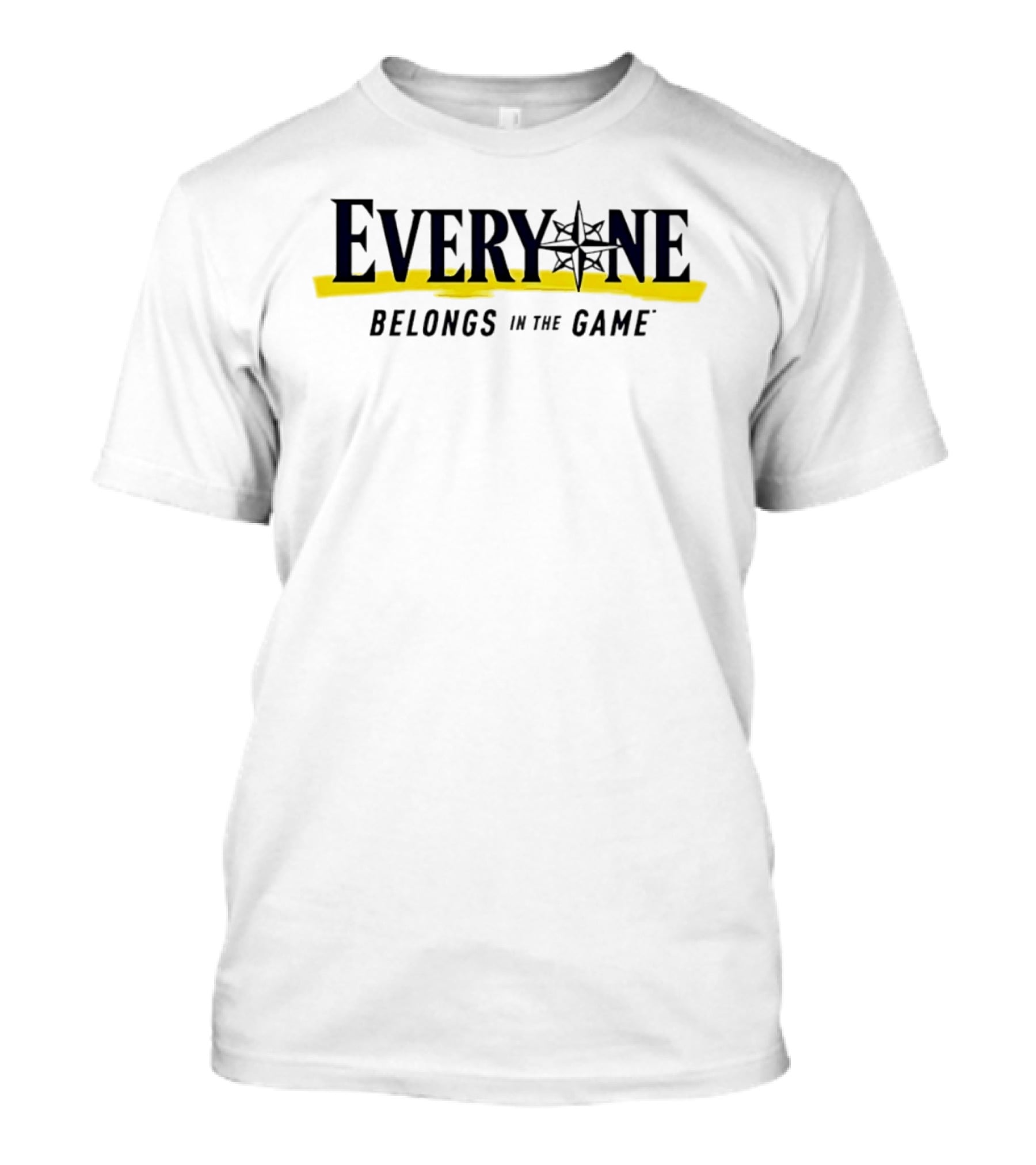 Seattle Mariners Everyone Belongs In The Game Mariners Star T-Shirt
