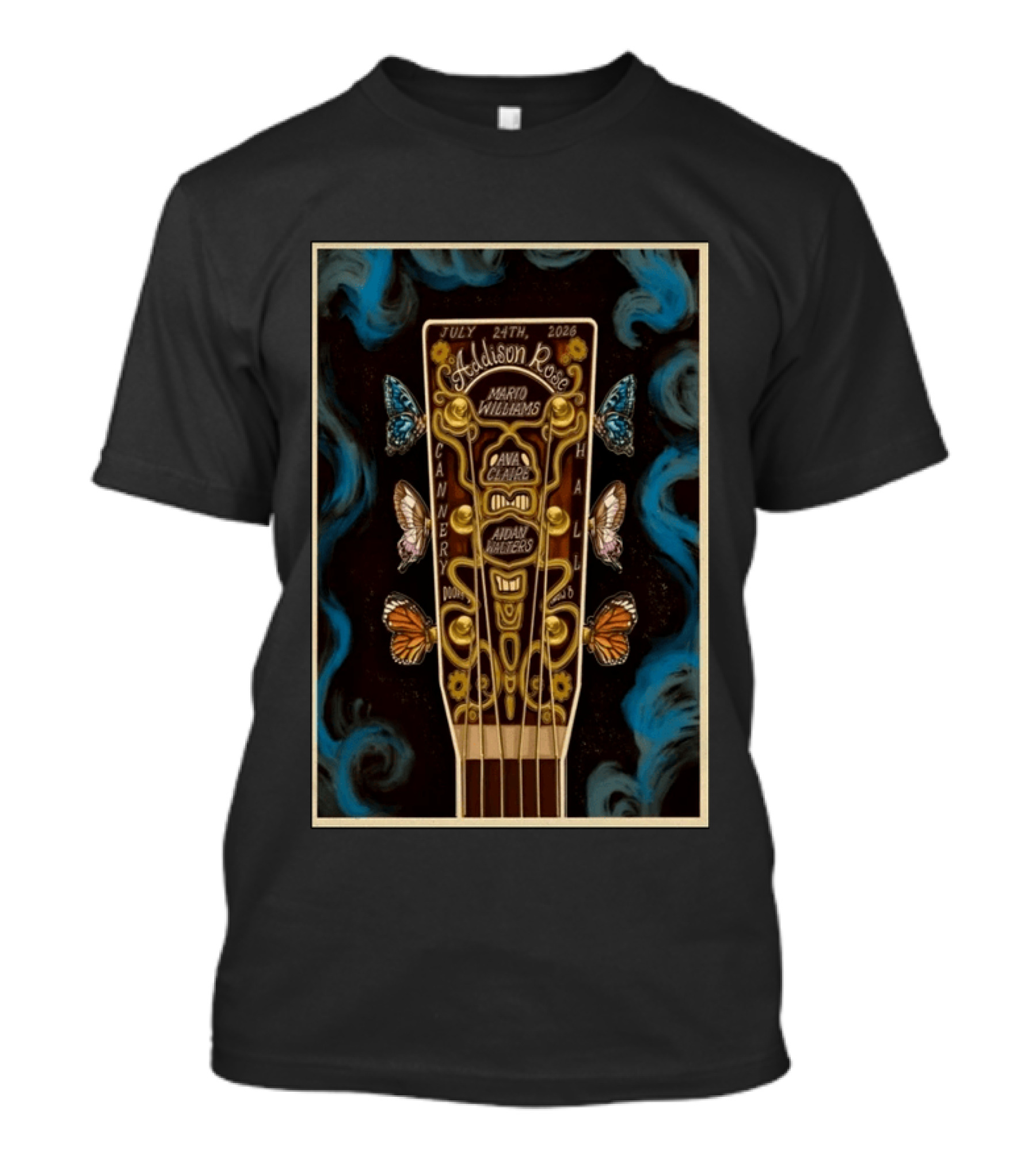 Addison Rose Cannery Hall Nashville July 24 2026 Event With Mario Williams Ava Charles Aiden Walters T-Shirt
