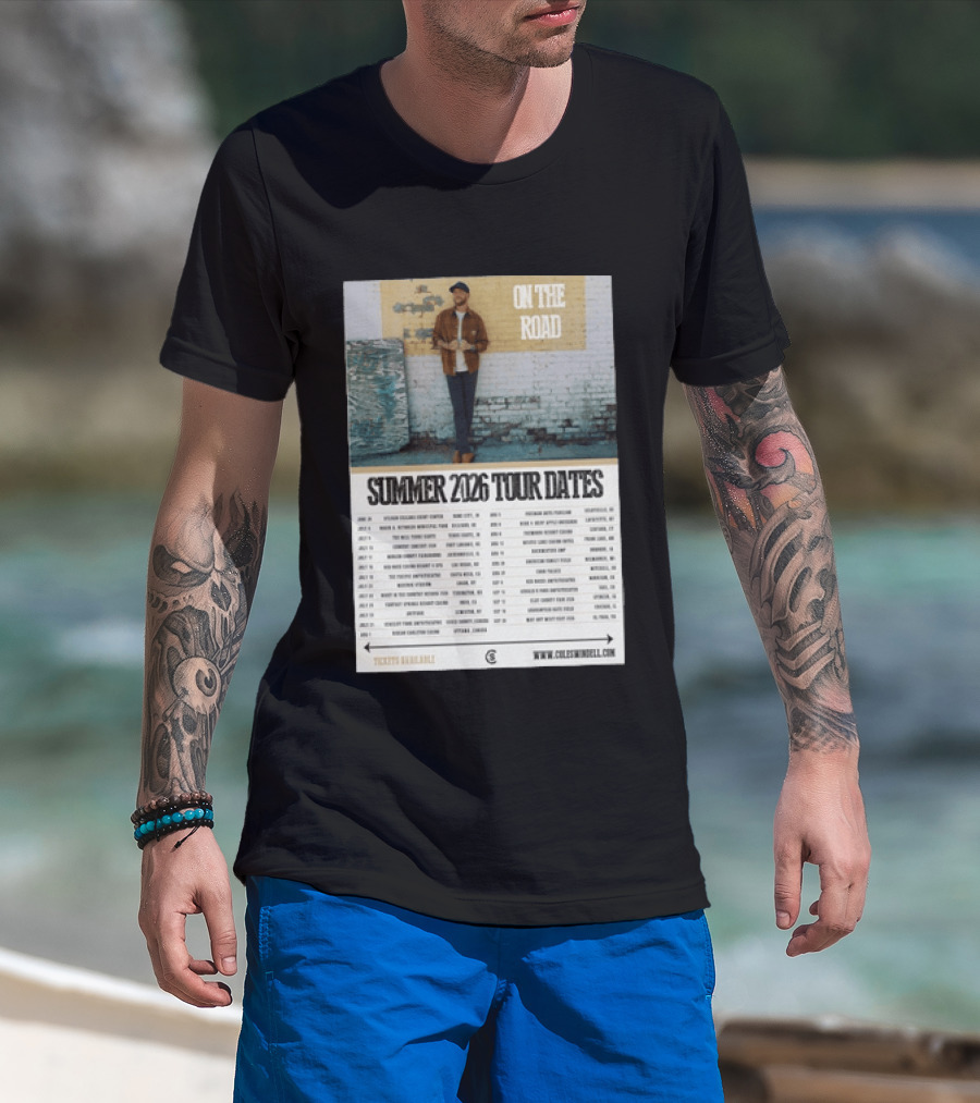 Cole Swindell On The Road Summer Tour 2026 Dates With Tickets Available T-Shirt