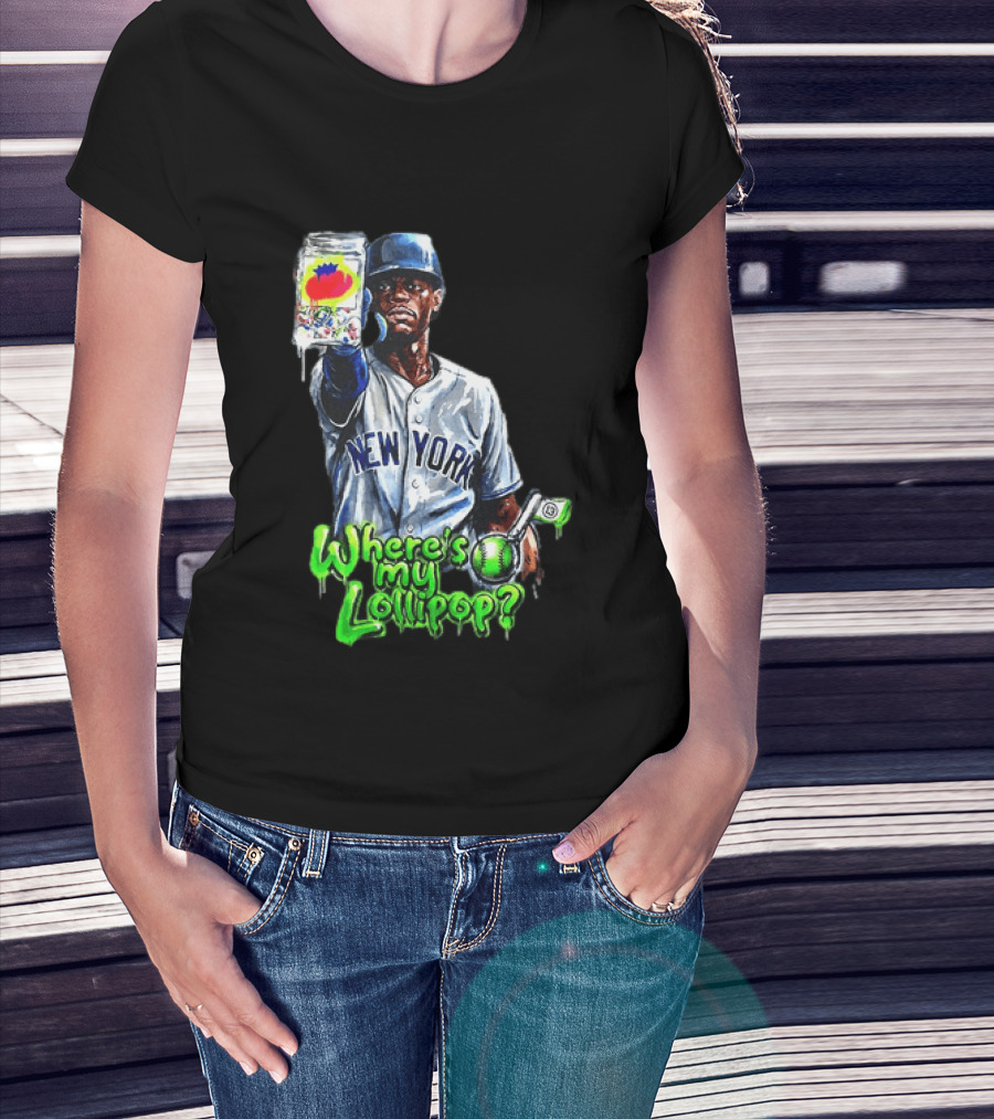 New York Mets Curtis Granderson Where's My Lollipop T-Shirt