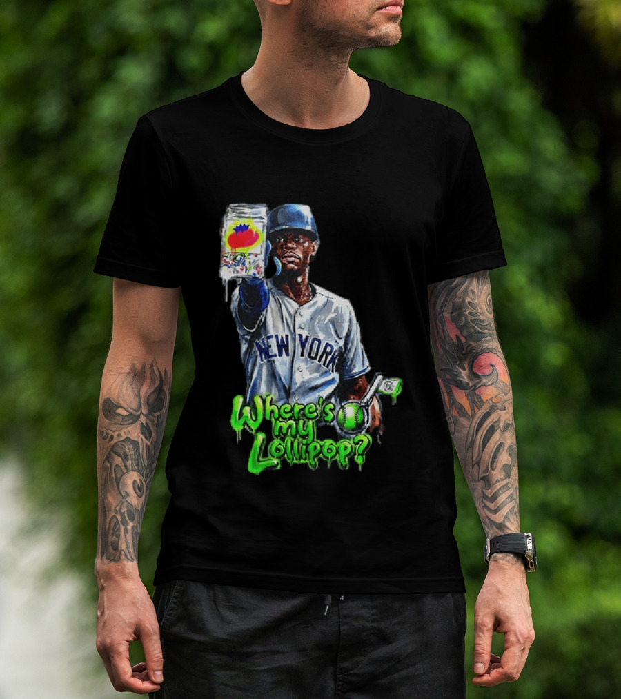 New York Mets Curtis Granderson Where's My Lollipop T-Shirt